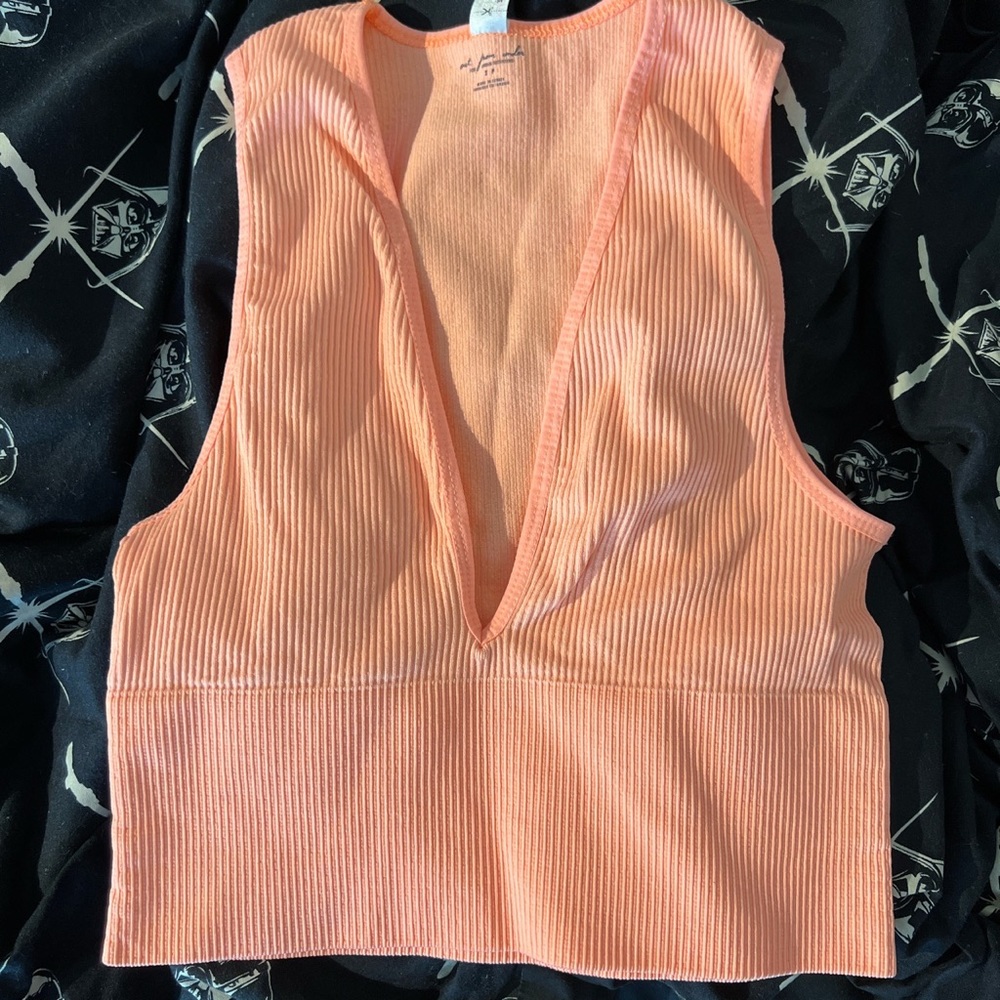 Out from under orange plunge tank